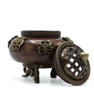 tibeti stílusú kézműves égető üst