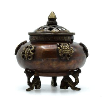 tibeti stílusú kézműves égető üst