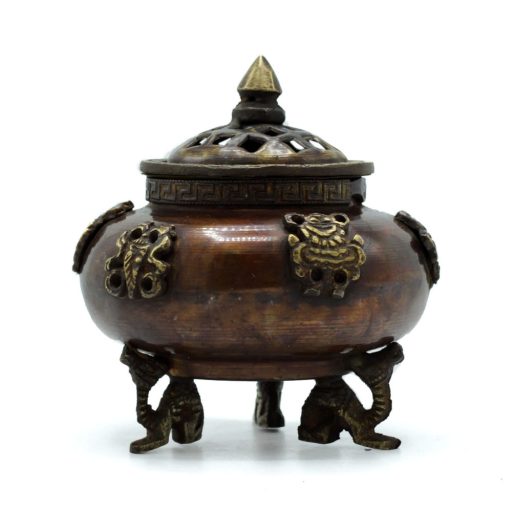 tibeti stílusú kézműves égető üst