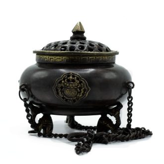 tibeti stílusú kézműves égető üst