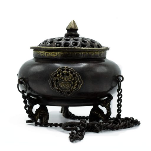 tibeti stílusú kézműves égető üst