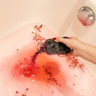   Ősi Boszorkány bath spell - rituális fürdősó és ásvány nyaklánccal