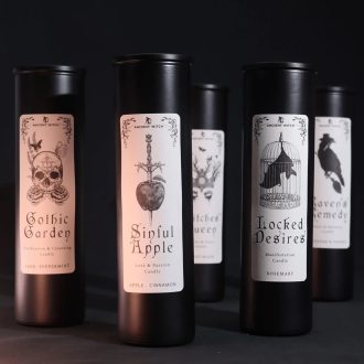 mágia gyertyák - gothic spell candle varázsgyertya