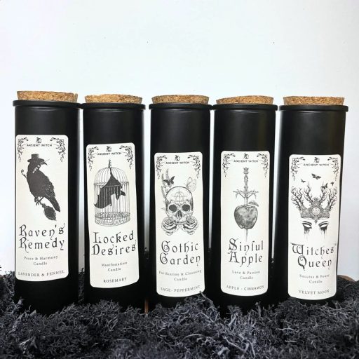 mágia gyertyák - gothic spell candle varázsgyertya