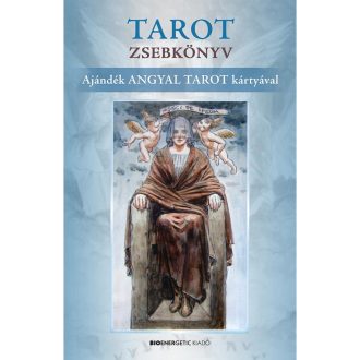 Angyal tarot és tarot zsebkönyv organza kártya tartóval