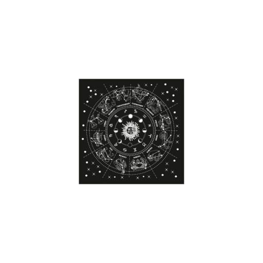 Zodiákus - 12 csillagjegy oltár terítő kártyavetéshez