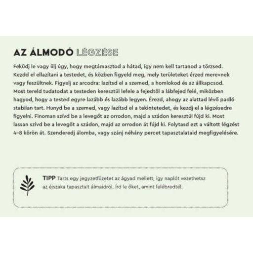 Légzőgyakorlat kártyák meditációhoz és spirituális fejlődéshez