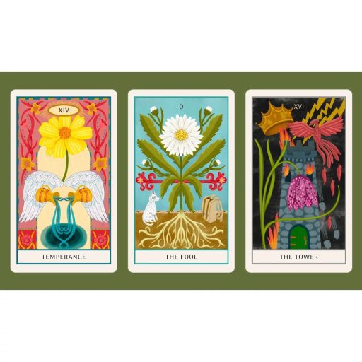 Virág tarot kártya + könyv dekordobozban