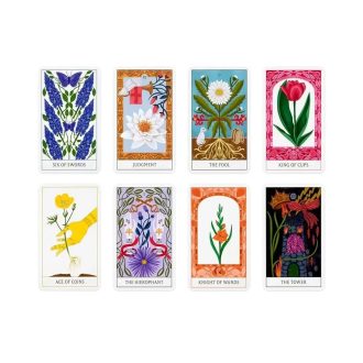 Virág tarot kártya + könyv dekordobozban