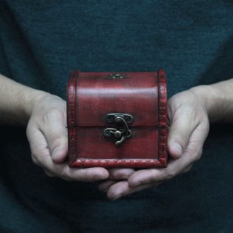 3 részes vintage dekor ládika szett