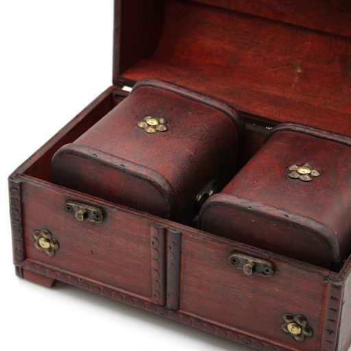 3 részes vintage dekor ládika szett