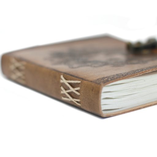 Mitikus Lények bőrnotesz, vintage napló - A5-ös méret