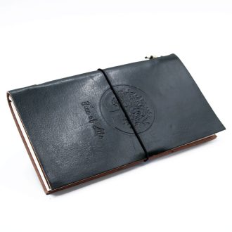 Élet Fája szimbólumos elegáns jegyzetfüzet, bőr notesz
