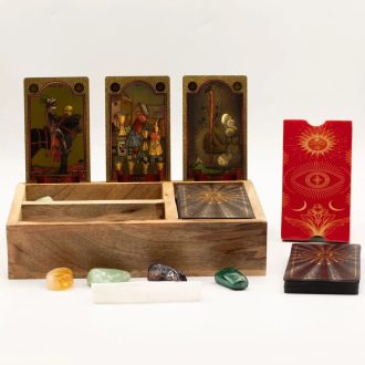 boszorkány doboz, tarot kártya tároló
