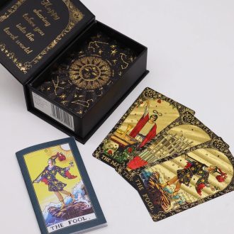 Exkluzív arany tarot kártya