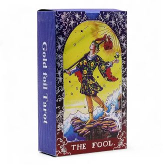 Metál kék tarot pakli - mandala hátlap