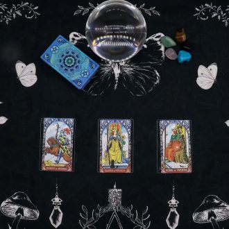 ősi boszorkány tarot olvasó kendő