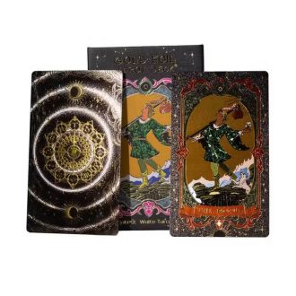 Fekete alapszínű tarot pakli