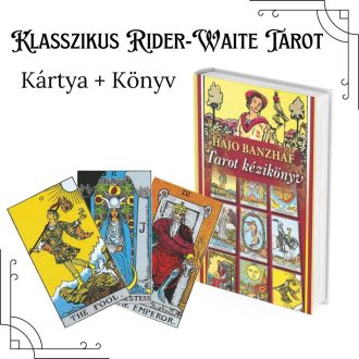 Klasszikus Rider-Waite tarot kártya és könyv