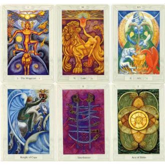 Crowley tarot szett: könyv + tarot pakli