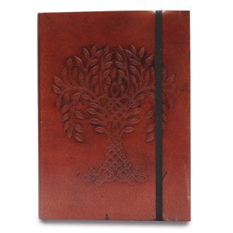 Életfa - bőrnapló, egyedi notesz