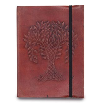 Életfa - bőrnapló, egyedi notesz