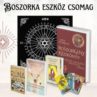 Boszorka eszköz kezdő csomag könyvekkel és kártyákkal